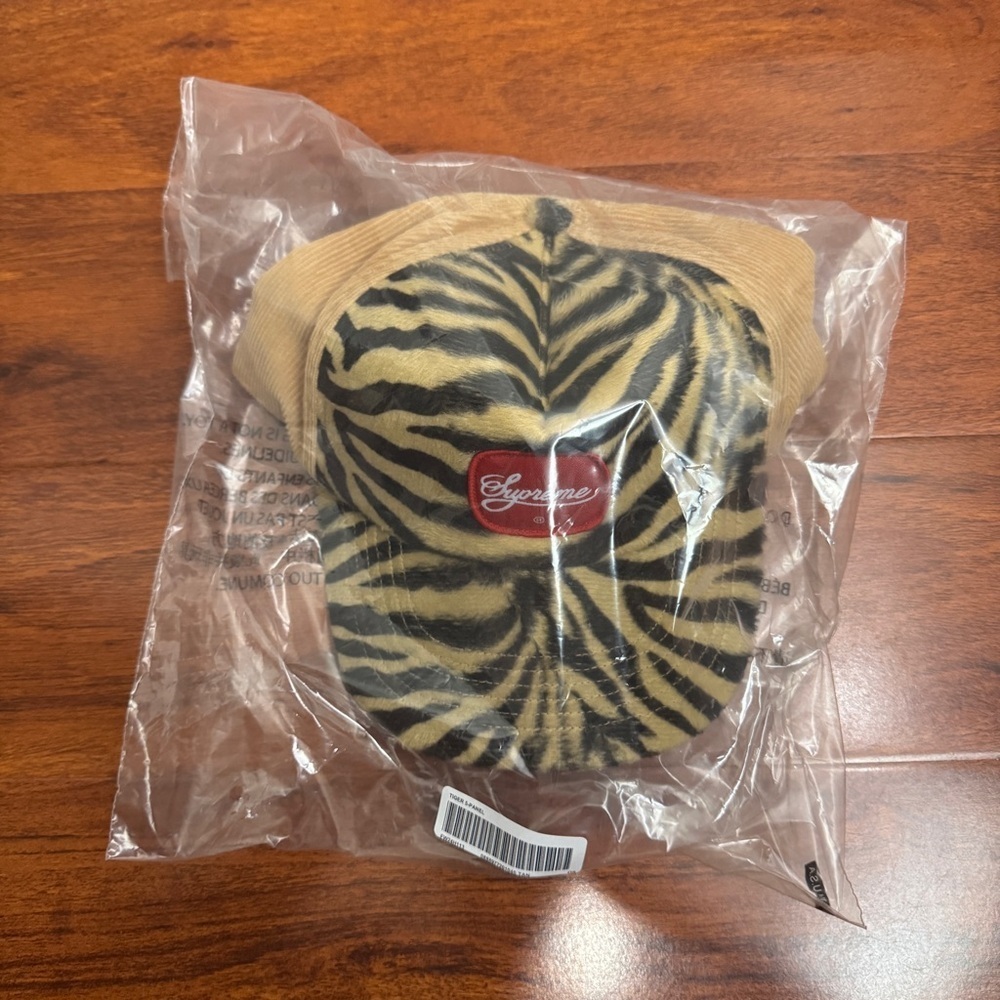 Supreme Tiger 5-Panel Hat Tan OSFM